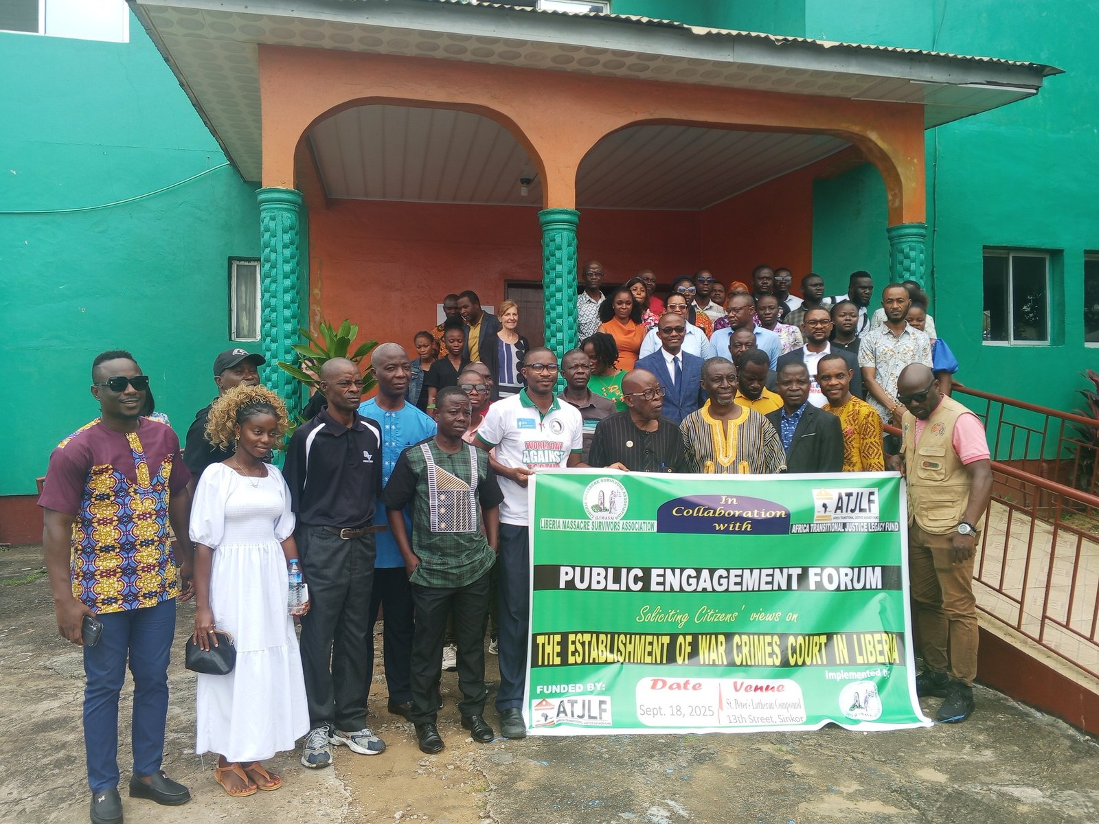 Community members joined in solidarity